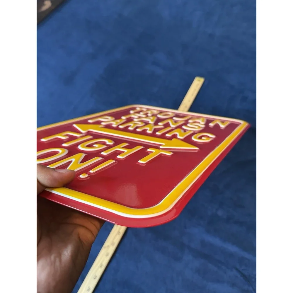 Official USC Trojans Embossed Steel Parking Sign Licensed Merch 17x11